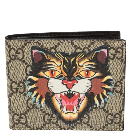 gucci angry cat wallet women|gucci angry cat On Sale .